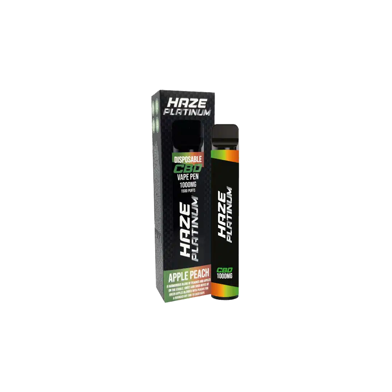 Buy Haze Platinum 1000mg CBD Disposable Vape Device 1500 Puffs | Express Highs UK