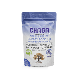 Buy NTURE 2000mg  Chaga Mushroom Capsules - 60 Caps | Express Highs UK