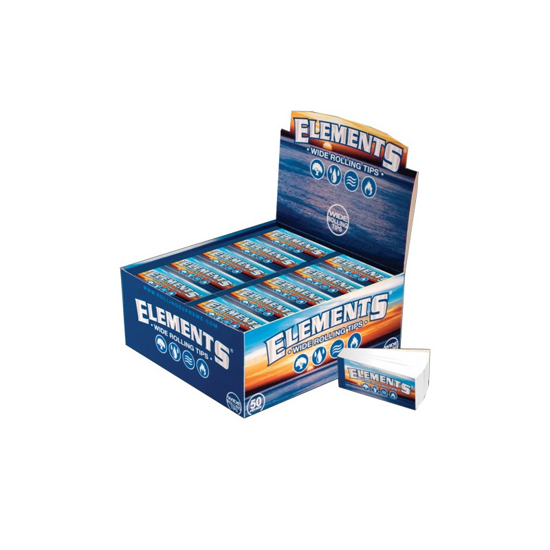 Buy 50 Elements Wide Rolling Tips | Express Highs UK