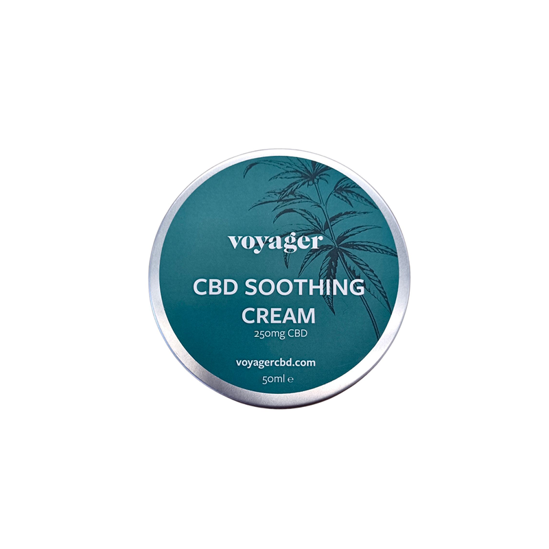 Buy Voyager 250mg CBD Soothing Cream - 50ml | Express Highs UK