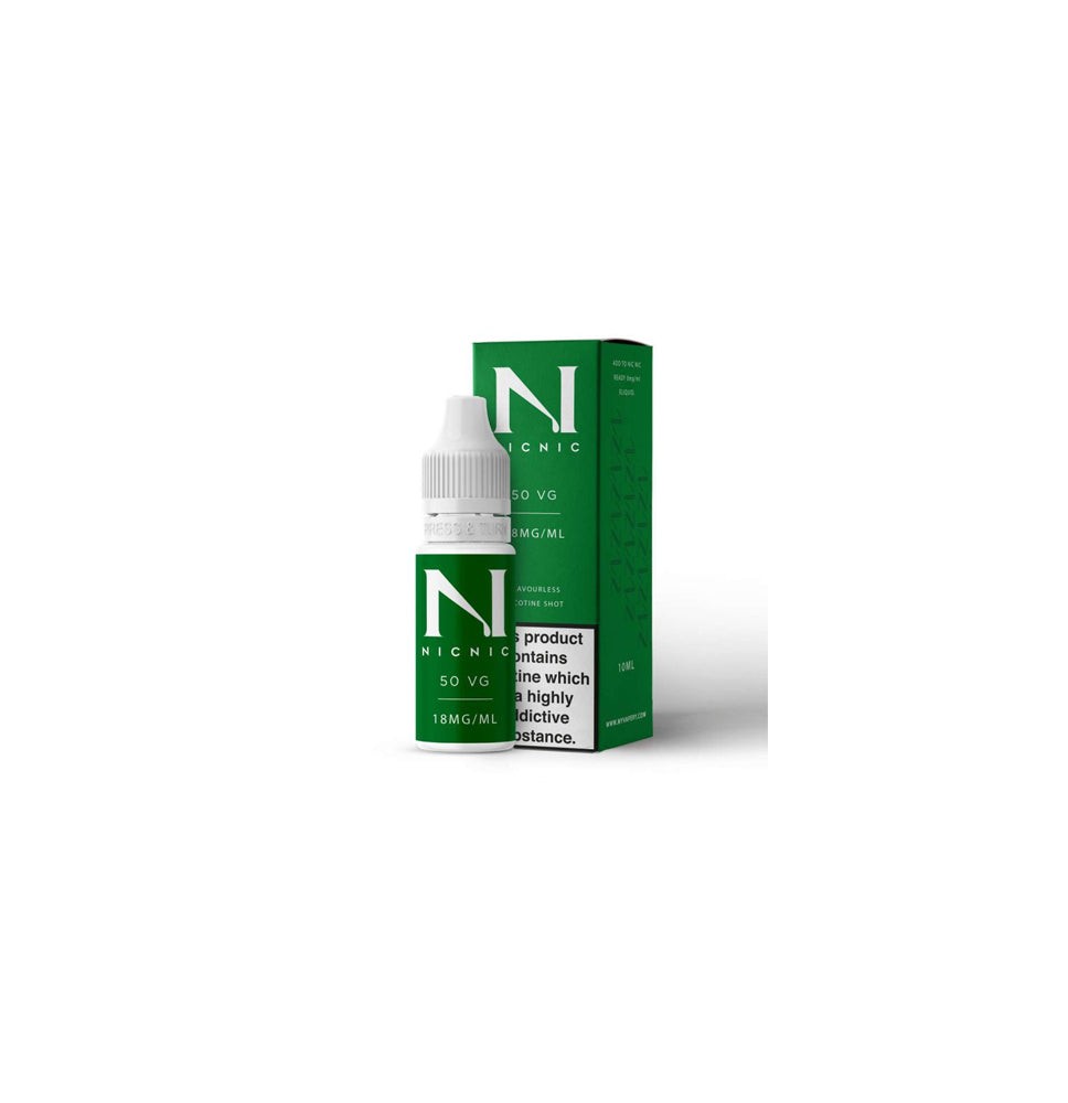 Buy 18mg Nic Nic Flavourless Nicotine Shot 10ml 50VG | Express Highs UK