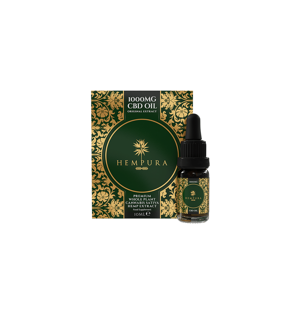 Buy Hempura 1000mg CBD Broad Spectrum Oil with terpenes - 10ml | Express Highs UK