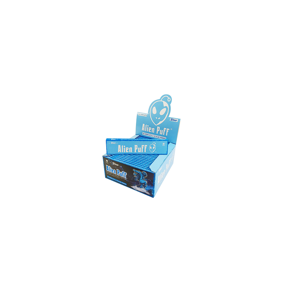 Buy Alien Puff Kingsize Blue Papers 50 Booklets (HP2121-AP) | Express Highs UK