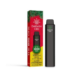 Buy Darwin The Big One 2000mg CBD Disposable Vape Device 3000 Puffs | Express Highs UK