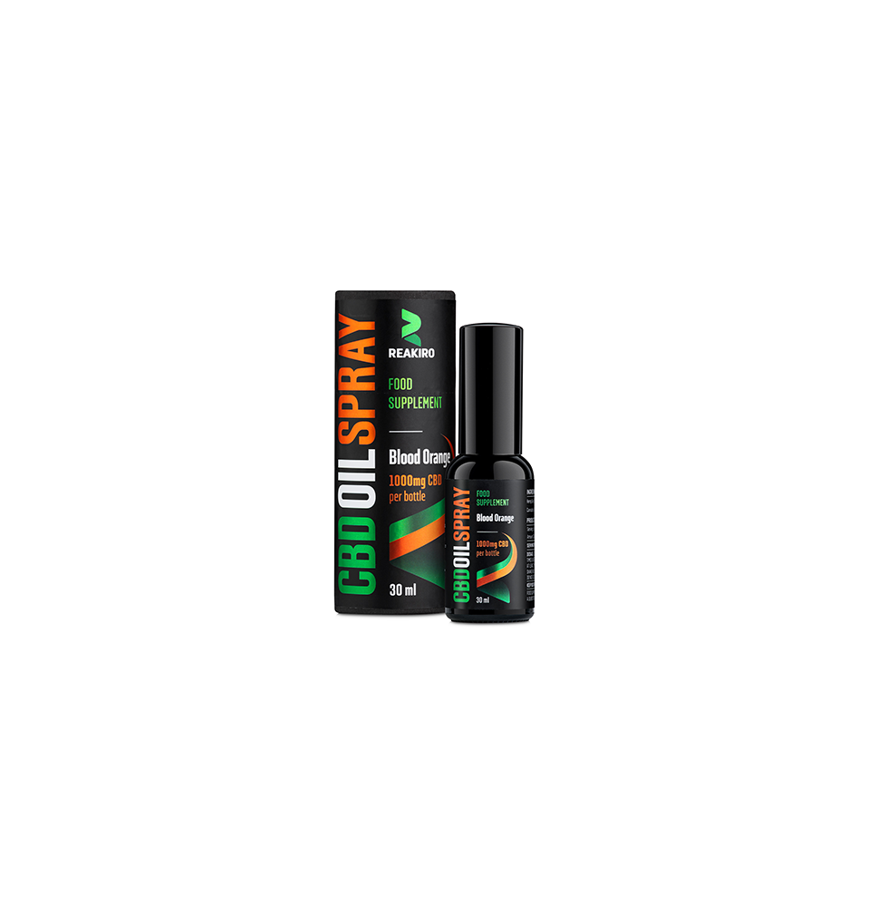 Buy Reakiro 1000mg CBD Blood Orange Flavour Spray 30ml (BUY 1 GET 1 FREE) | Express Highs UK