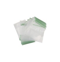 Buy Zipper Branded 40mm x 40mm Clear Bags | Express Highs UK