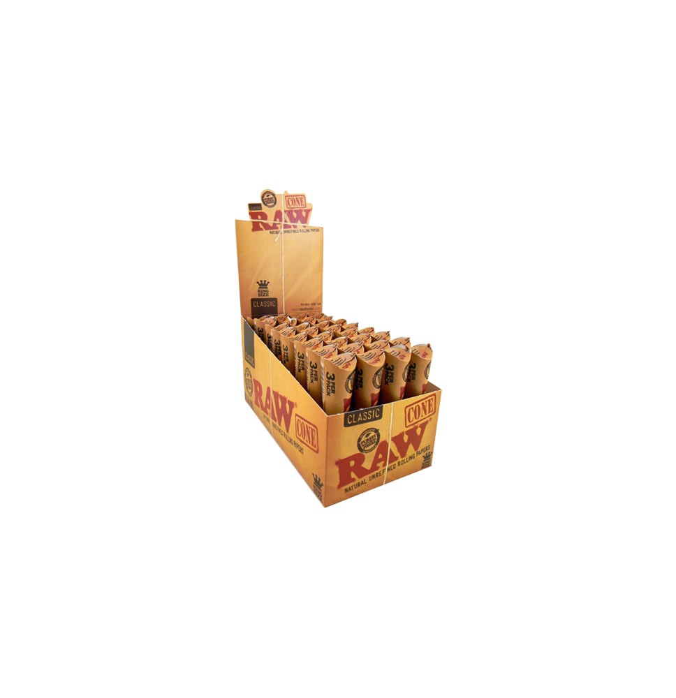 3 x 32 Raw Classic King Size Cones