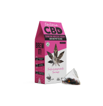 Equilibrium CBD Full Spectrum Crimson Hibiscus Berry Tea Bags Box of 12