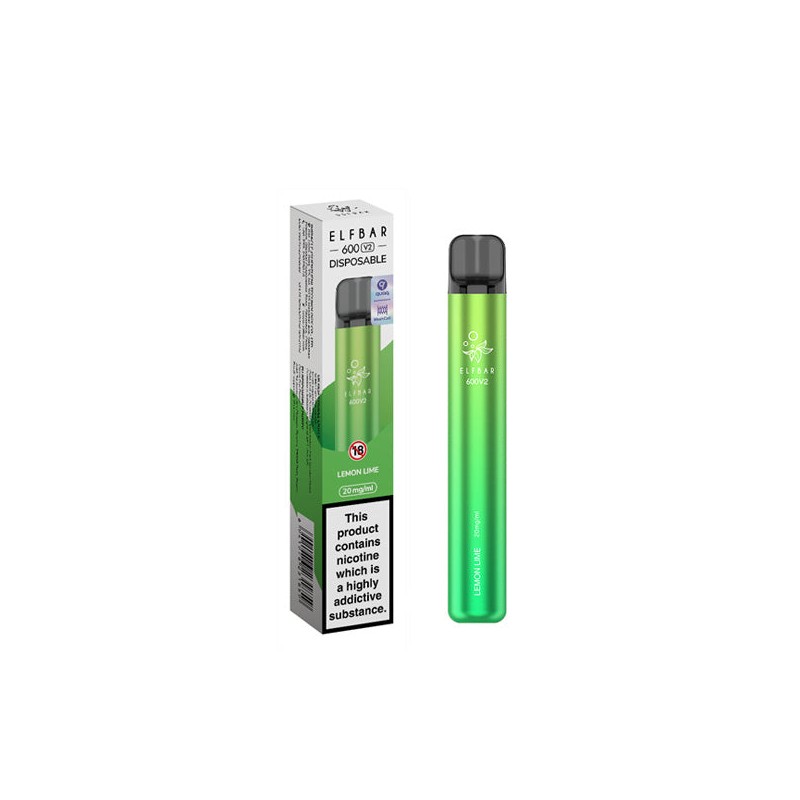 Buy 20mg ELF Bar 600 V2 Disposable Vaping Device 600 Puffs | Express Highs UK