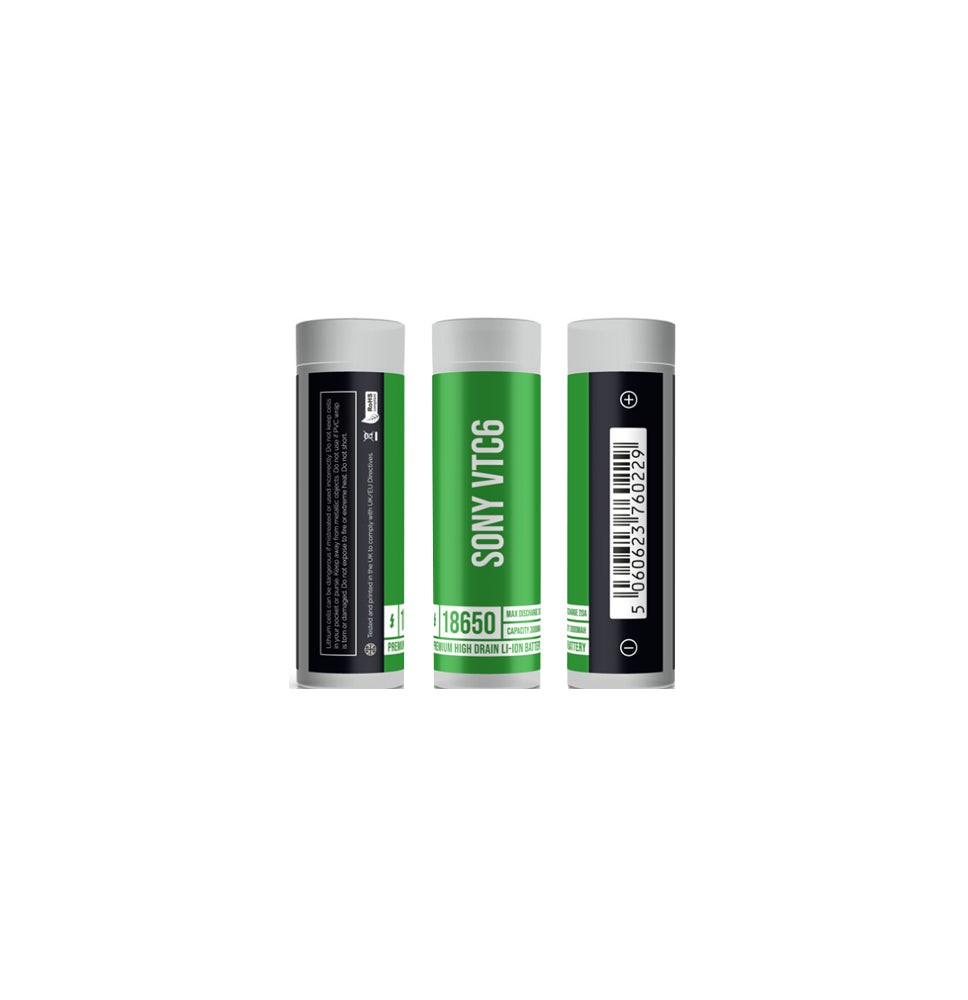 Sony Murata VTC6 18650 3000mAh Battery