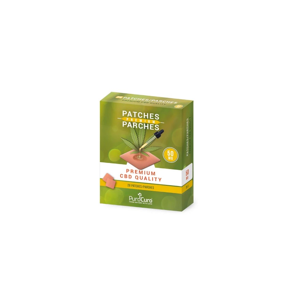 PuroCuro 50mg CBD Premium CBD Patches