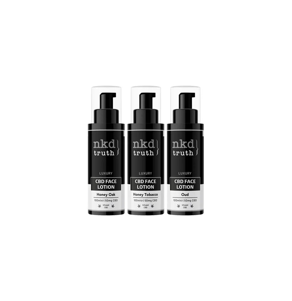 NKD 50mg CBD Face Lotion - 100ml