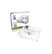 Qianli Natural Type Square Clear Glass Ash Tray- G1019-3