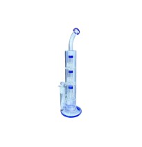 18" Large Percolator Glass Bong Mixed Designs -BG009 - GS1167