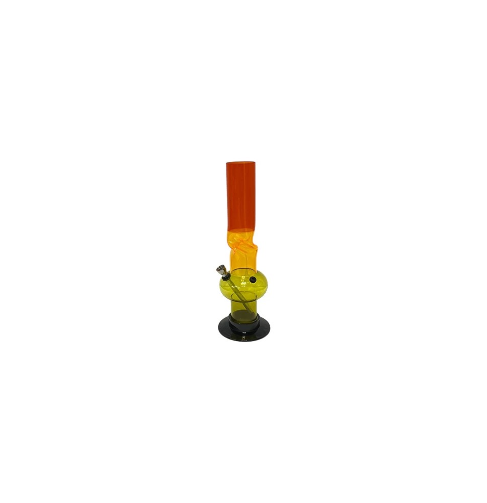 14" Mixed Three Tone Colour Acrylic Bong - FA-01C (GS0245)