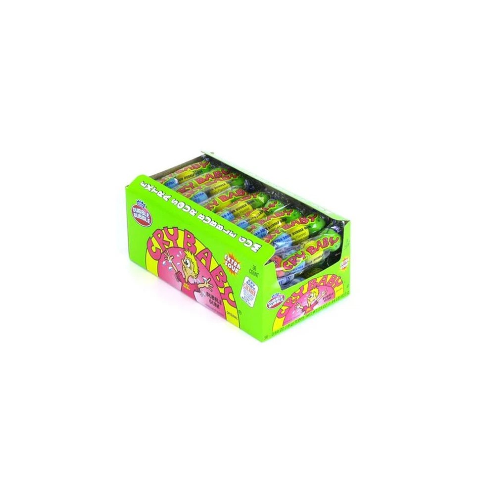 USA Cry Baby Bubble Gum 36 Pack - 653g