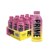 PRIME Hydration USA Strawberry Banana Sports Drink 500ml - Past Best Before date