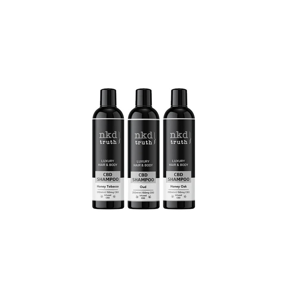 NKD 150mg CBD Hair and Body Shampoo 250ml