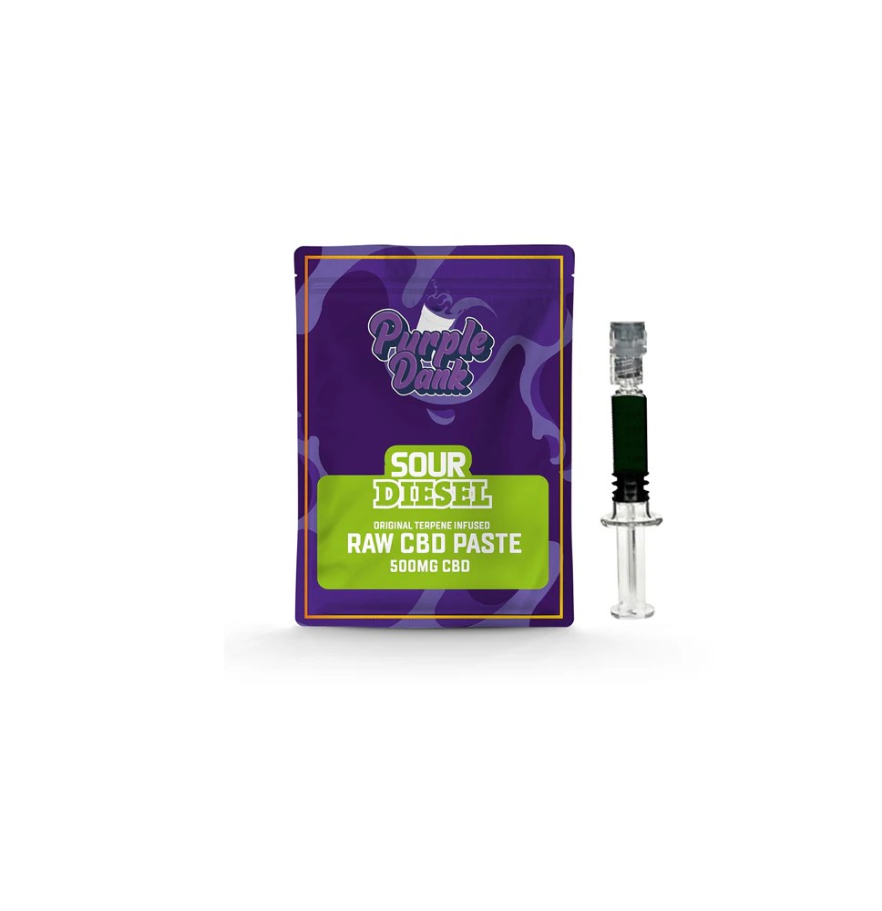 Purple Dank 1000mg CBD Raw Paste with Natural Terpenes - Sour Diesel (BUY 1 GET 1 FREE)