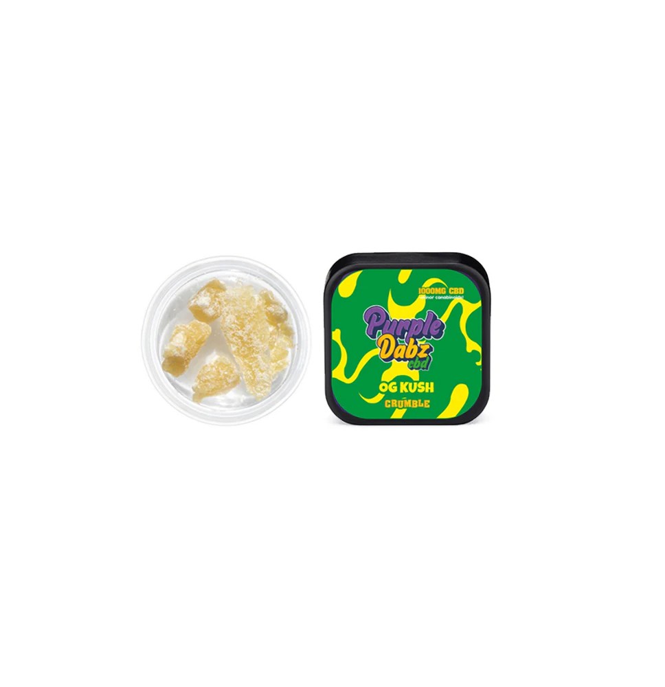 Purple Dabz by Purple Dank 1000mg CBD Crumble - OG Kush (BUY 1 GET 1 FREE)
