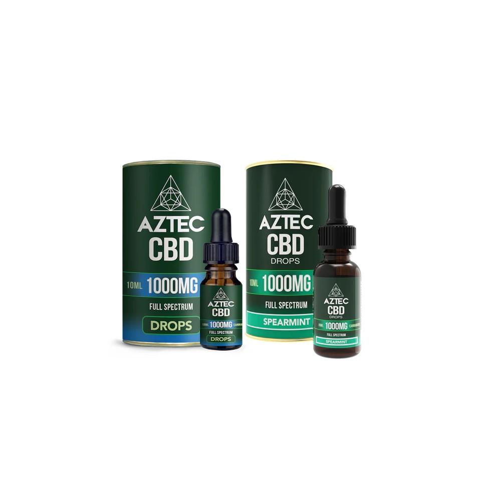 Aztec CBD Full Spectrum Hemp Oil 1000mg CBD 10ml
