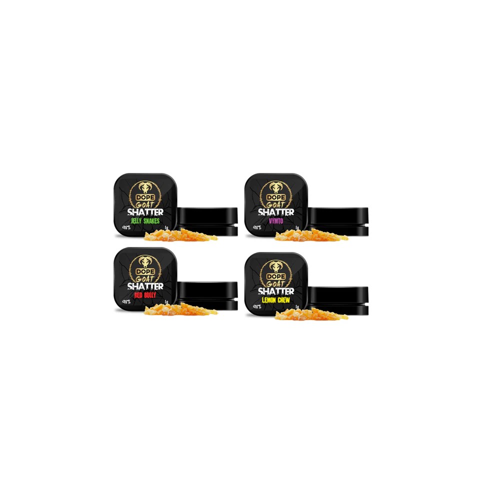 Dope Goat Shatter 98% CBD 1g