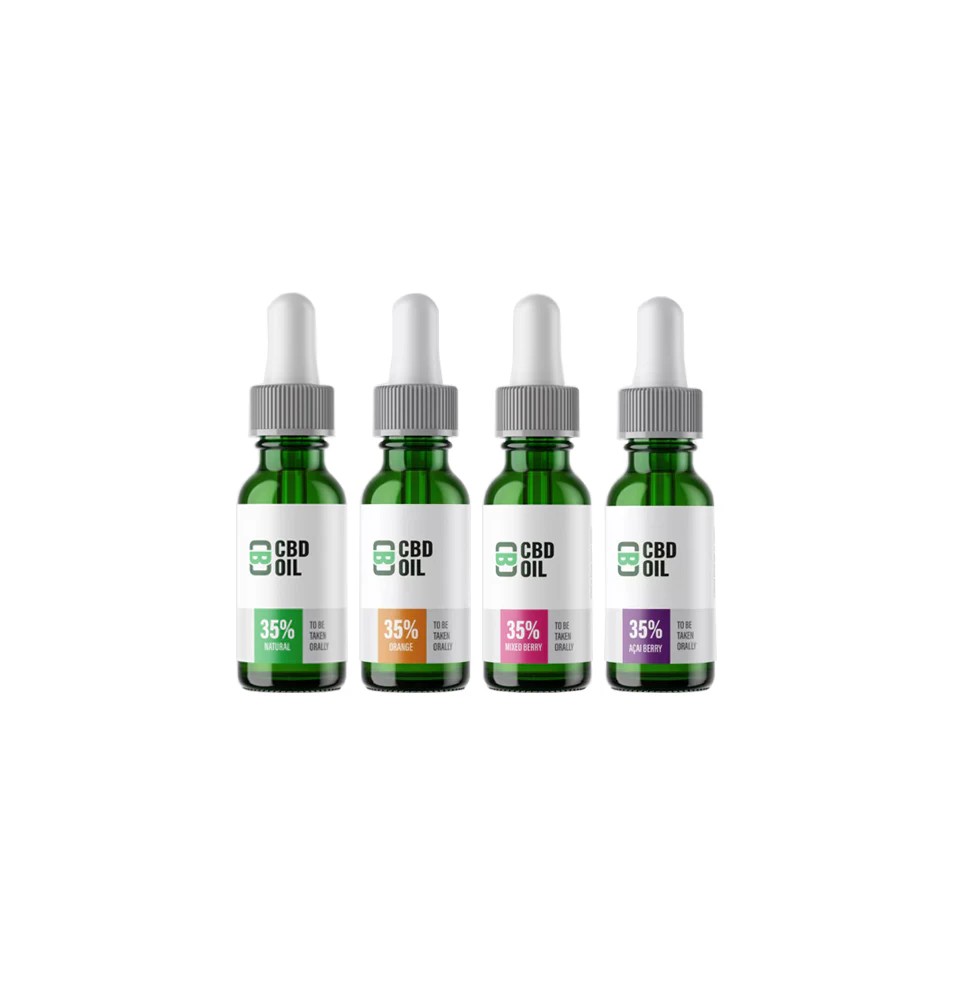 CBD Asylum 35% 3500mg CBD Oil 10ml (BUY 1 GET 2 FREE)