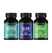 Vita Canna 500mg Broad Spectrum Functional CBD Vegan Capsules - 50 Caps