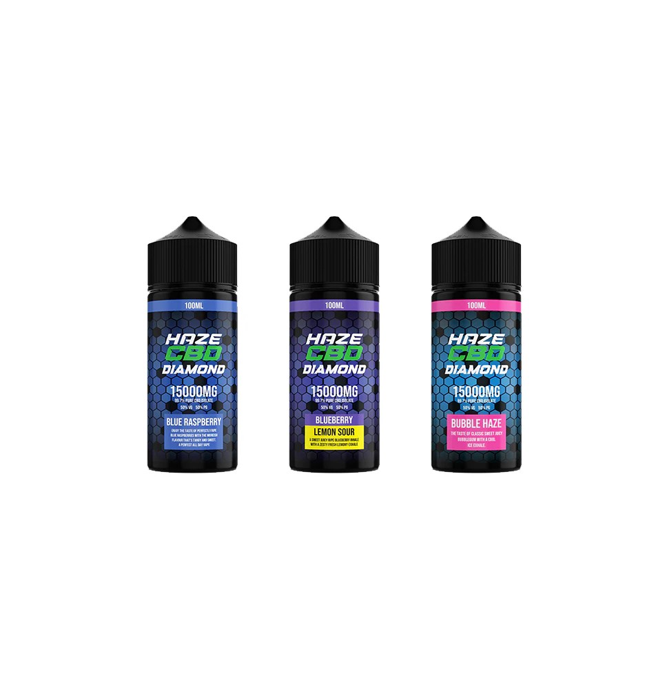 Haze CBD Diamond 15000mg CBD E-Liquid 100ml