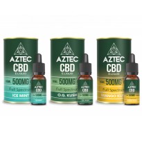 Aztec CBD 500mg CBD Vaping Liquid 10ml (50PG/50VG)