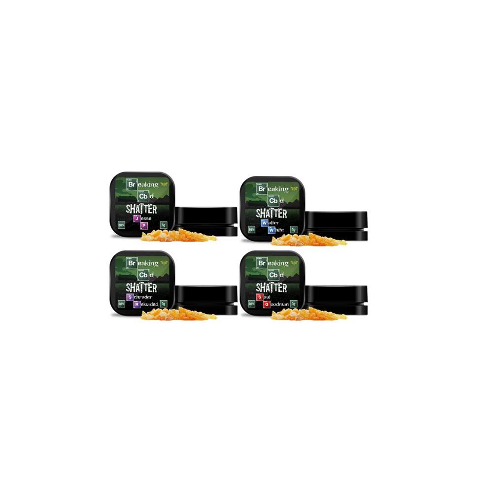 Breaking CBD 98% CBD Shatter - 1g