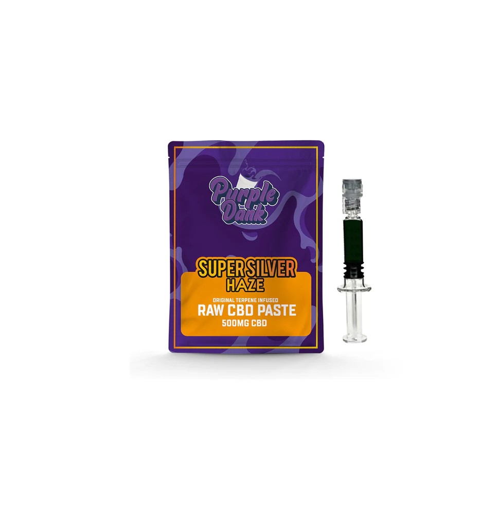 Purple Dank 1000mg CBD Raw Paste with Natural Terpenes - Super Silver Haze (BUY 1 GET 1 FREE)