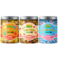 Why So CBD? 4000mg Broad Spectrum CBD Large Vegan Gummies - 11 Flavours