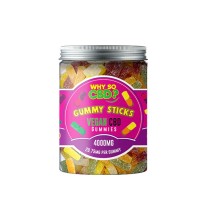 Why So CBD? 4000mg Broad Spectrum CBD Large Vegan Gummies - 11 Flavours