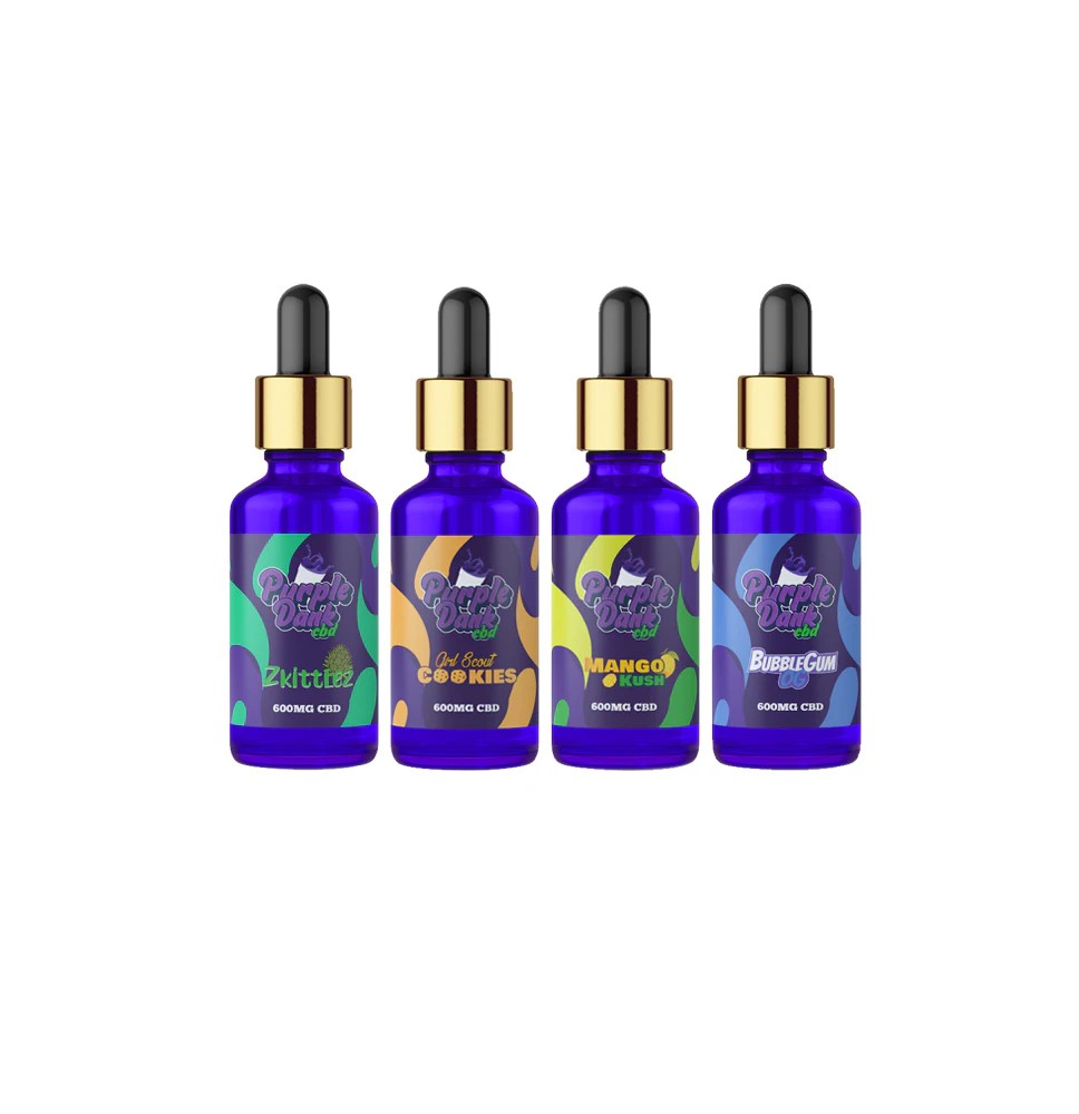 Purple Dank CBD 600mg Terpene Flavoured Full-Spectrum CBD Oil 30ml (BUY 1 GET 1 FREE)