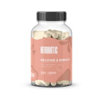 Hembiotic 5000mg Bulk Functional CBD Capsules - 200 Caps