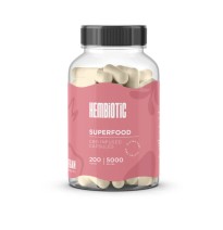 Hembiotic 5000mg Bulk Functional CBD Capsules - 200 Caps