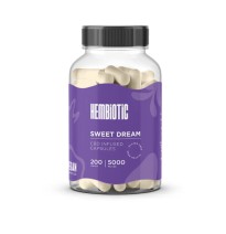 Hembiotic 5000mg Bulk Functional CBD Capsules - 200 Caps