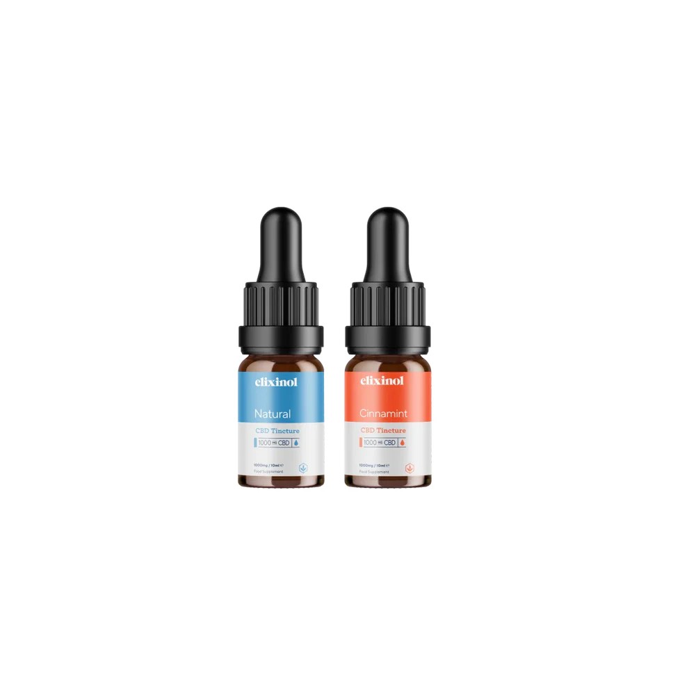 Elixinol 1000mg CBD Oil Tinctures - 10ml