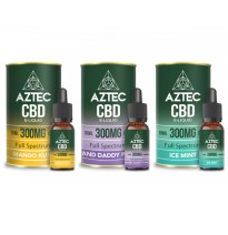 Aztec CBD 300mg CBD Vaping Liquid 10ml (50PG/50VG)