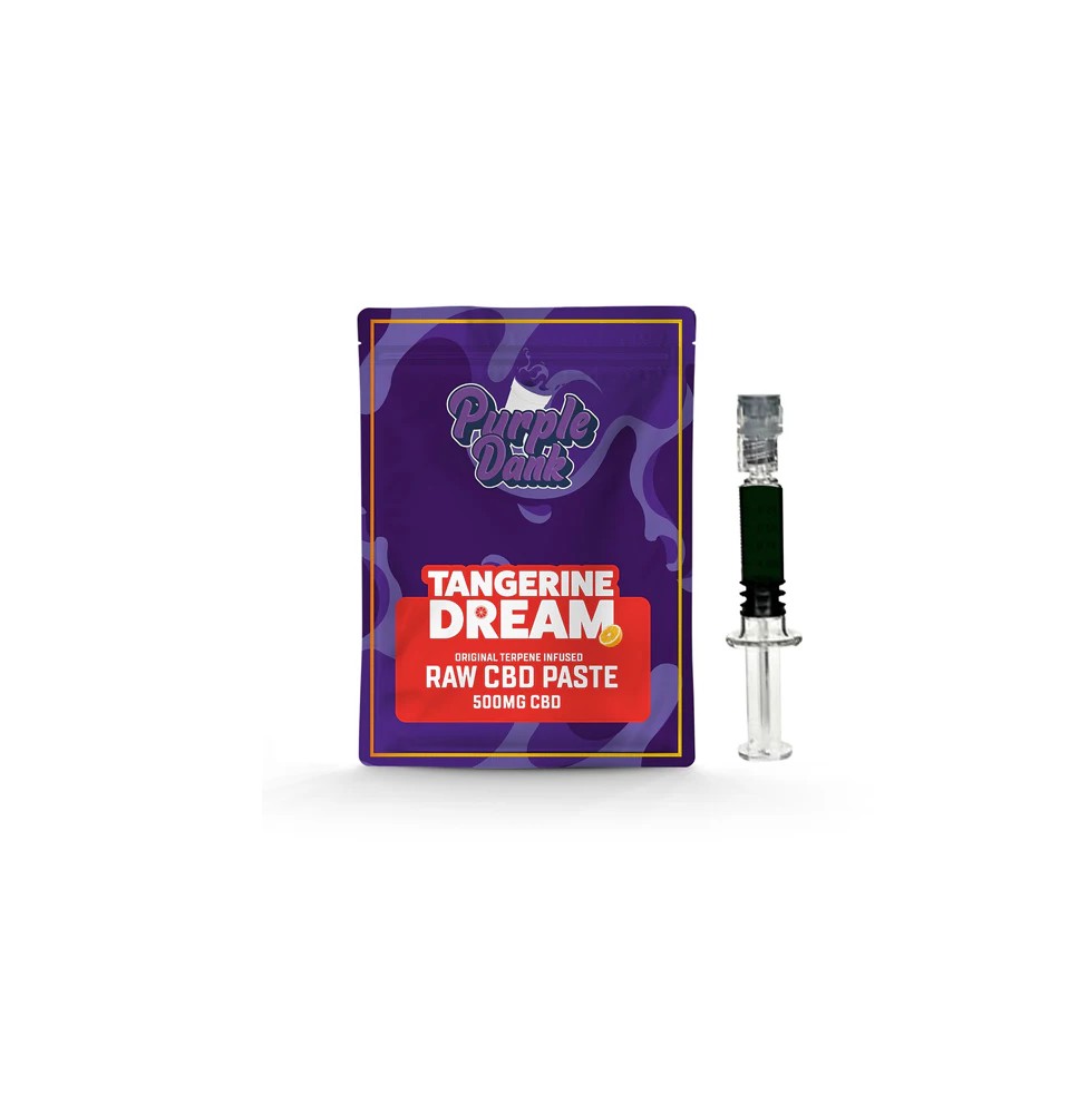 Purple Dank 1000mg CBD Raw Paste with Natural Terpenes - Tangerine Dream (BUY 1 GET 1 FREE)