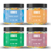 Hembiotic 2750mg Bulk Functional CBD Gummy Bears - 550g