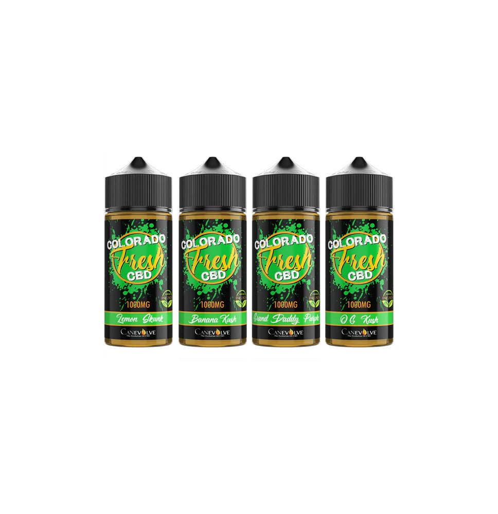 Colorado Fresh 1000mg CBD Vaping Liquid 100ml (50PG/50VG)