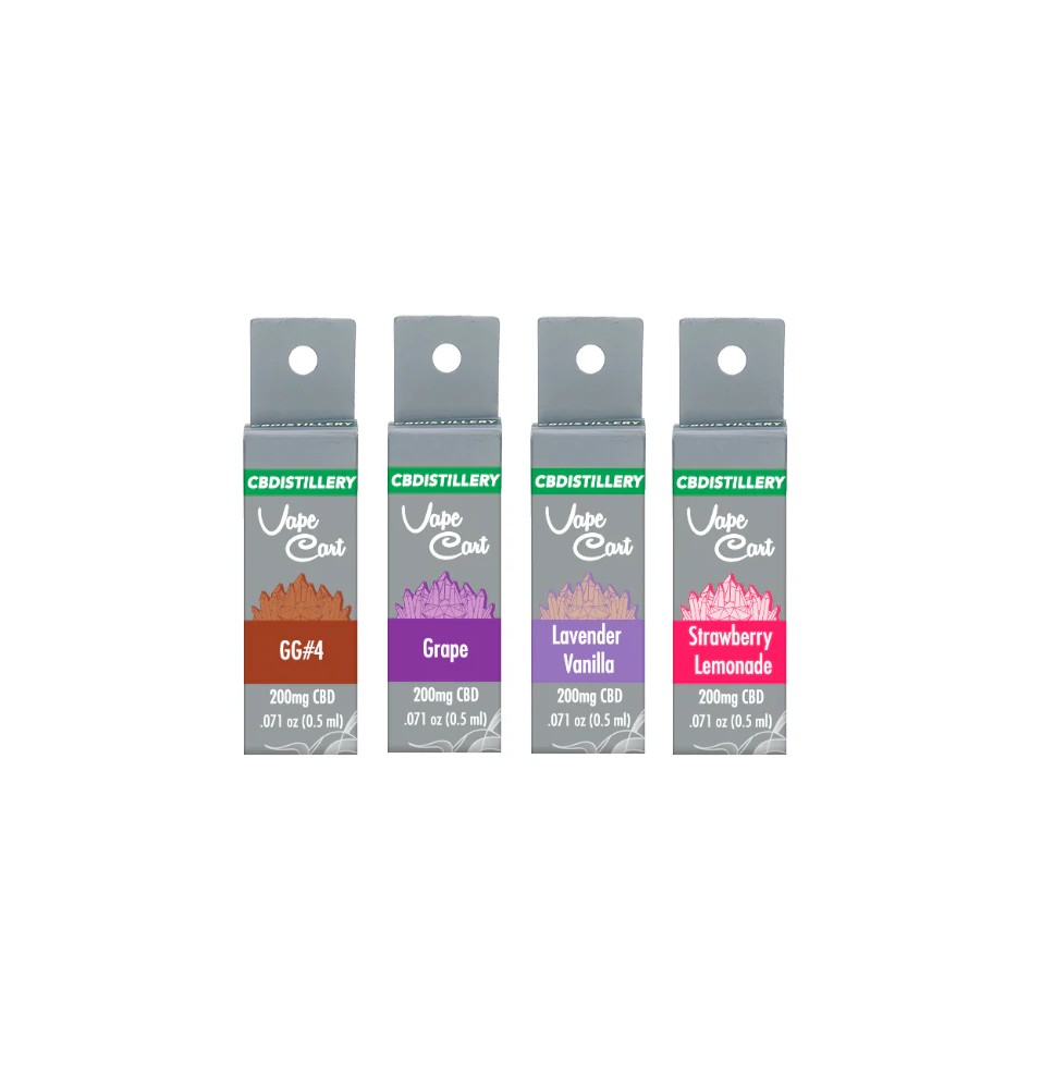 CBDistillery 200mg CBD Vape Cartridges