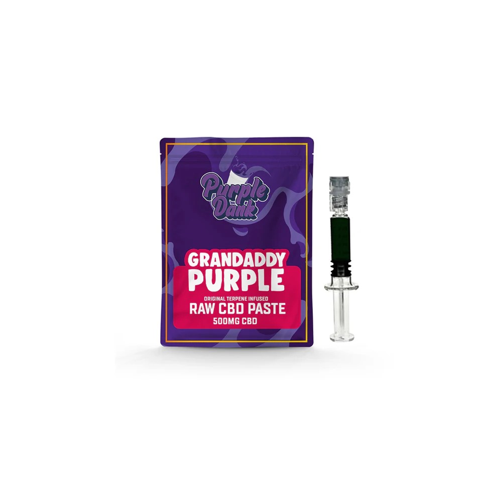 Purple Dank 1000mg CBD Raw Paste with Natural Terpenes - Grandaddy Purple (BUY 1 GET 1 FREE)