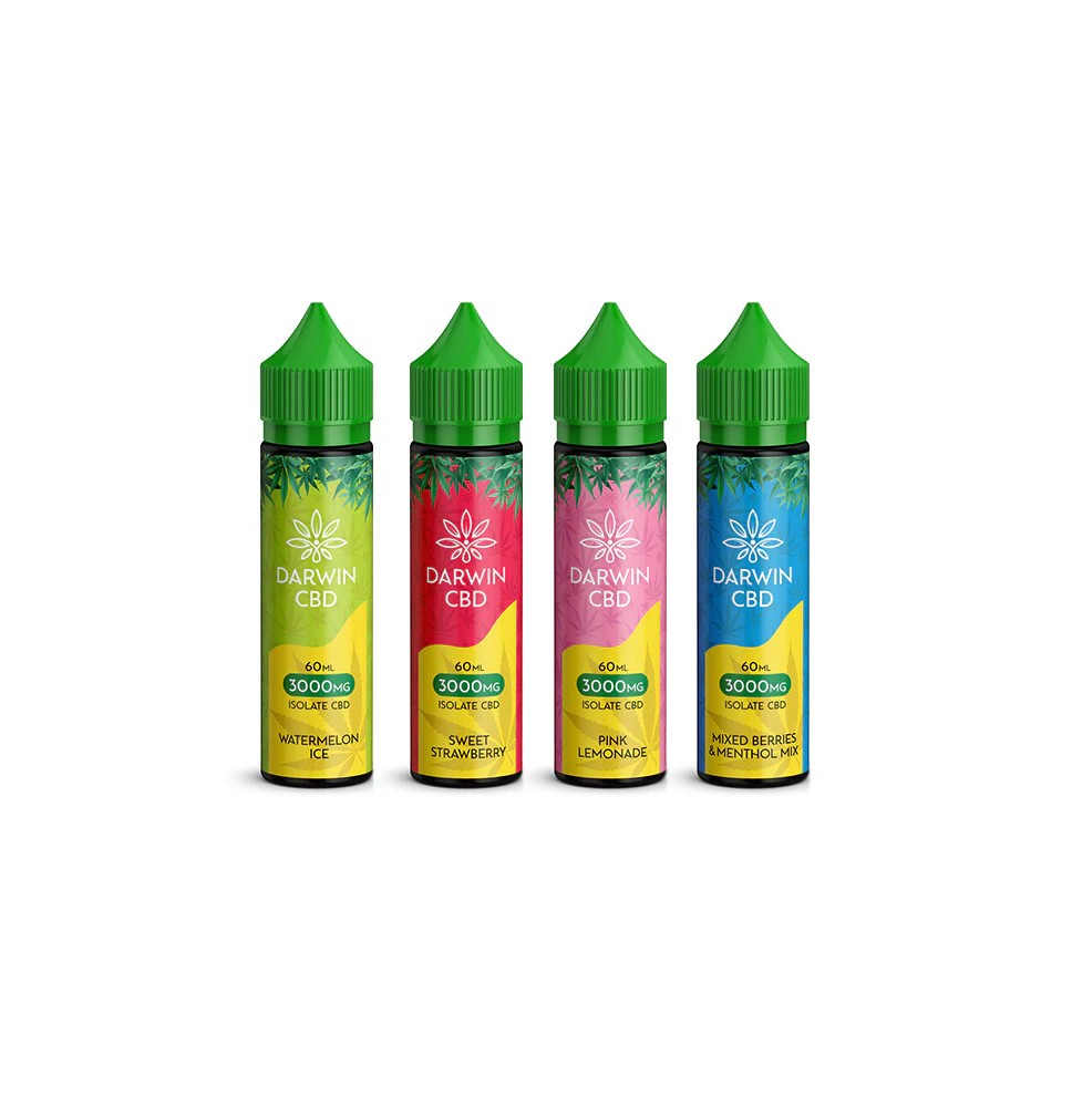 Darwin 3000mg CBD Isolate E-Liquid 60ml
