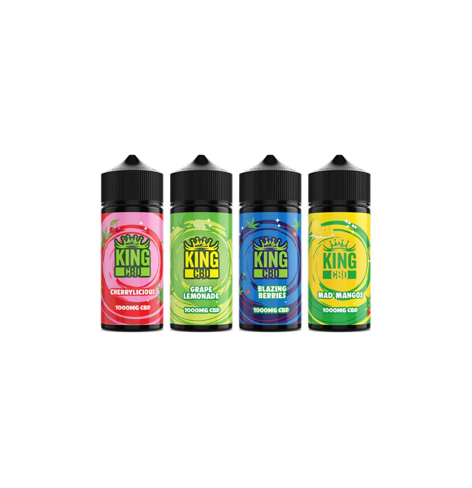 King CBD 1000mg CBD E-liquid 120ml (80VG/20PG) (BUY 1 GET 1 FREE)