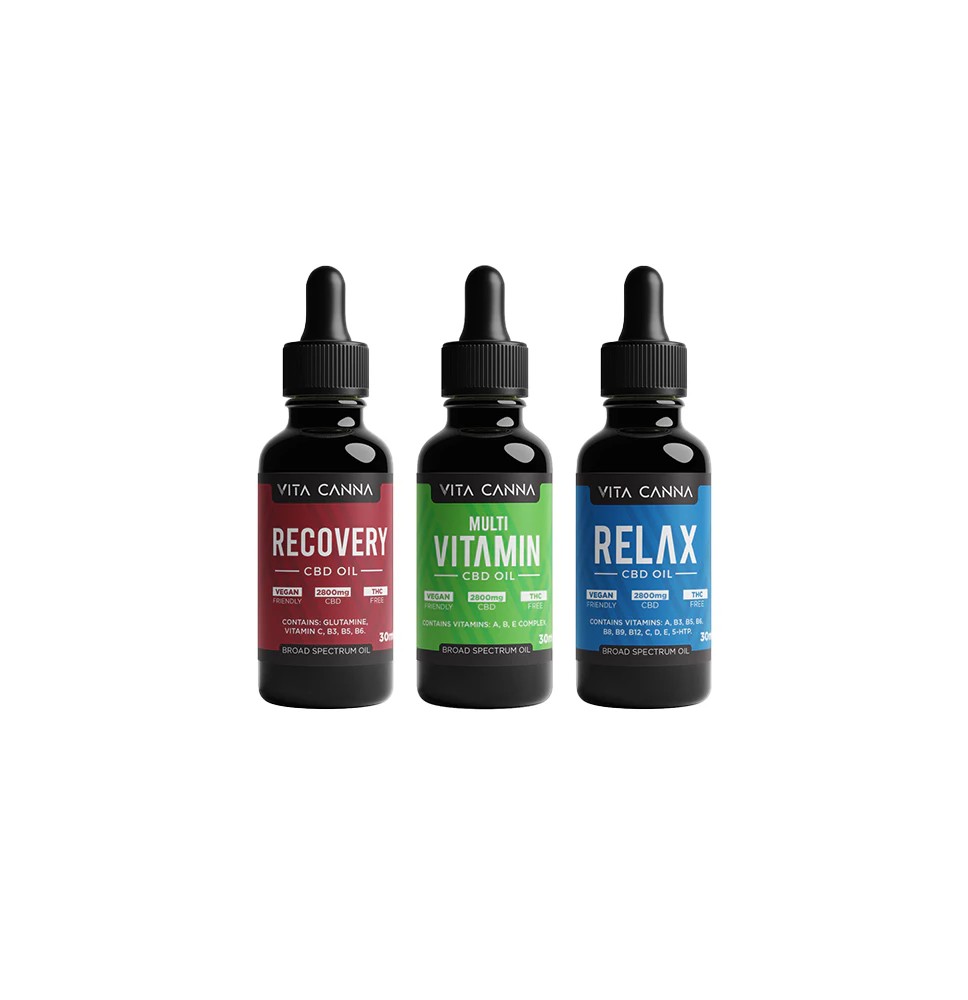 Vita Canna 2800mg Broad Spectrum Functional CBD C8 MCT Oil - 30ml