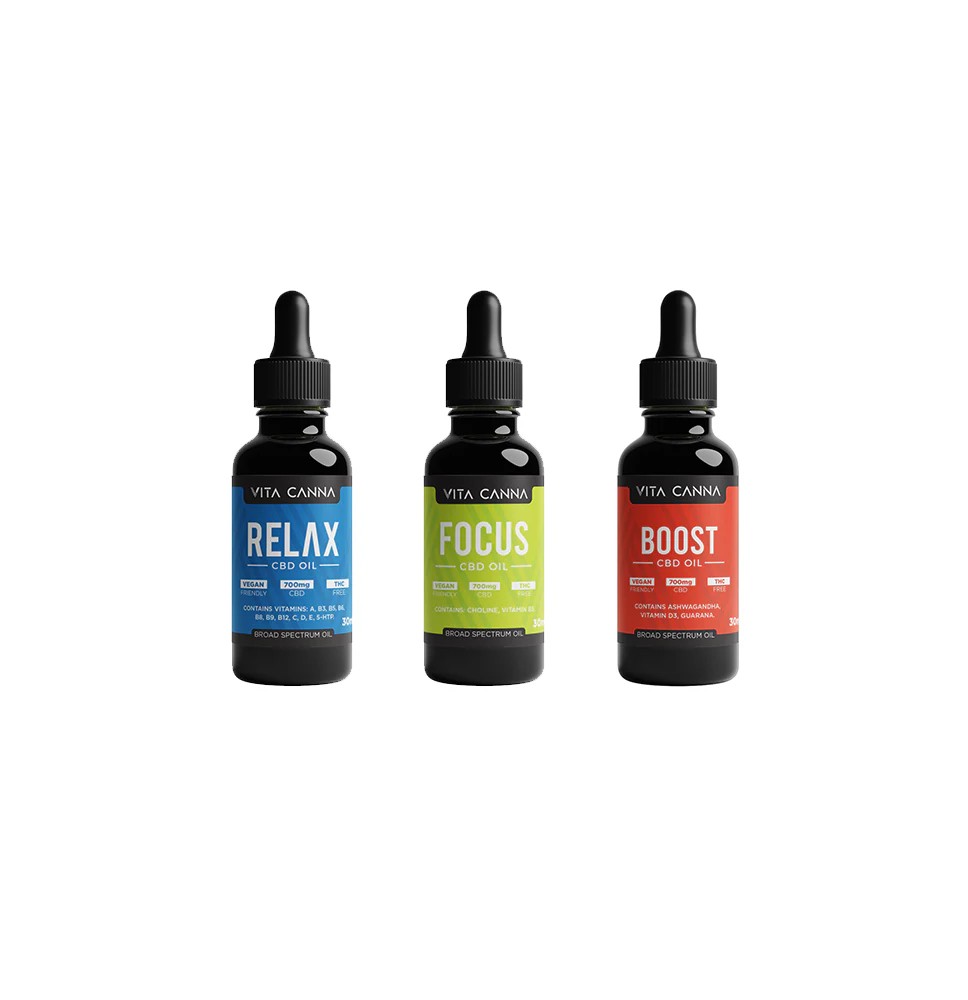 Vita Canna 700mg Broad Spectrum Functional CBD C8 MCT Oil  - 30ml