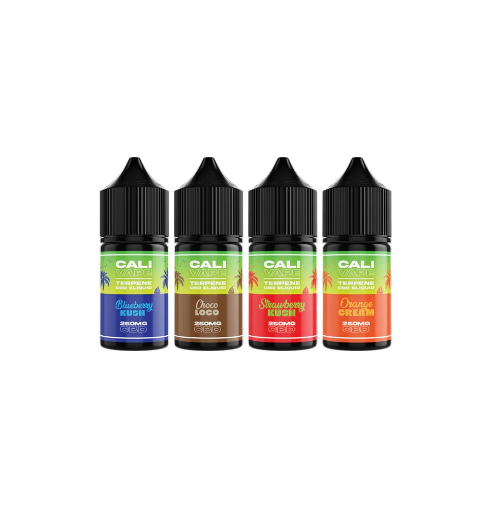 CALI VAPE 250mg Broad Spectrum CBD E-liquid 10ml (60PG/40VG)